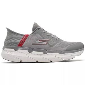Skechers performance Max Cushioning Premier Sneaker in gray & red men’s size 13